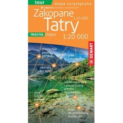 Tatry i Zakopane. Mapa...