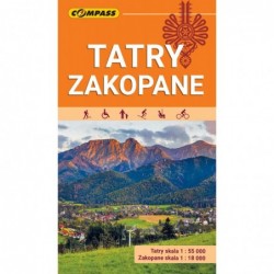 Tatry, Zakopane. Mapa...