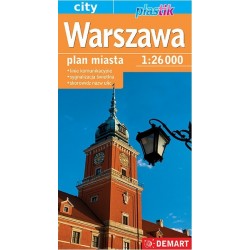 Warszawa. Plan miasta...