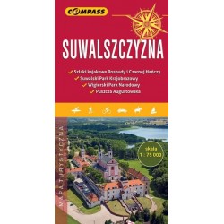 Suwalszczyzna. Mapa...