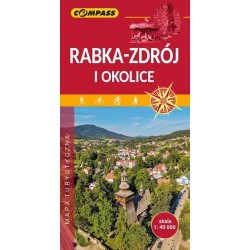 Rabka-Zdrój i okolice. Mapa...