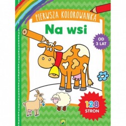 Pierwsza kolorowanka. Na wsi