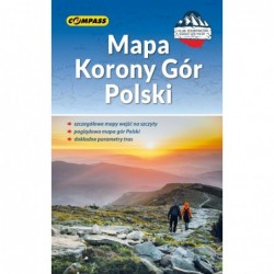Mapa Korony Gór Polski...