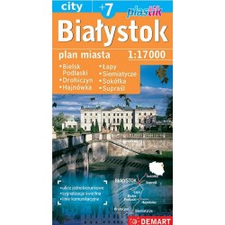 Białystok. Plan miasta...