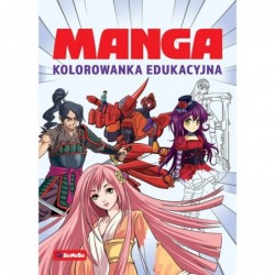 Manga. Kolorowanka edukacyjna