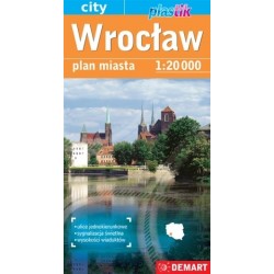 Wrocław. Plan miasta w...