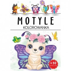 Motyle - kolorowanka