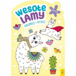 Koloruj i rysuj. Wesołe lamy