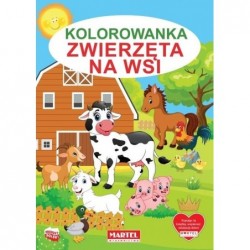 Kolorowanka. Zwierzęta na wsi