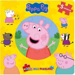 Peppa Pig. Książka z puzzlami.