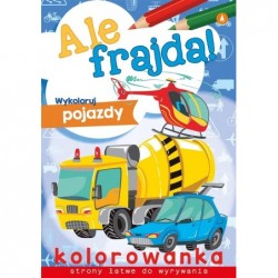 Ale frajda! Wykoloruj pojazdy