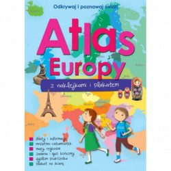 Atlas Europy z naklejkami i...