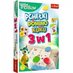 Gra 3w1 Pchełki Domino Kuku...