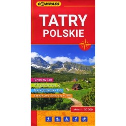 Tatry Polskie. Mapa...