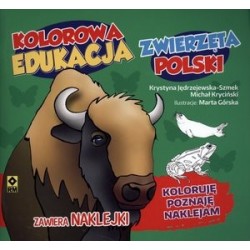 Zwierzęta Polski. Kolorowa...