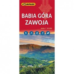 Babia Góra Zawoja. Mapa...