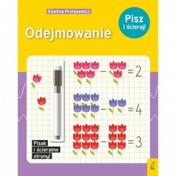 Pisz i ścieraj. Odejmowanie