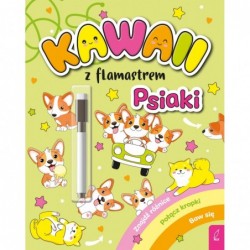 Kawaii z flamastrem. Psiaki