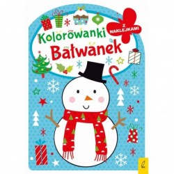 Bałwanek. Kolorowanka z...