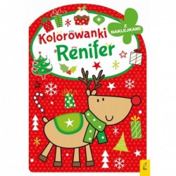 Renifer. Kolorowanka z...