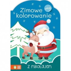 Zimowe kolorowanie z Mikołajem