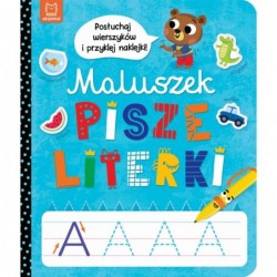 Maluszek pisze literki....