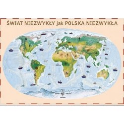 Świat. Mapa ścienna Polska...