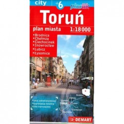 Toruń +6 - plan miasta