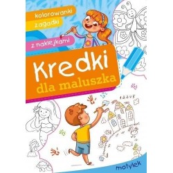 Kredki dla maluszka. Motylek