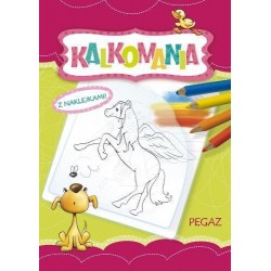 Kalkomania z naklejkami. Pegaz