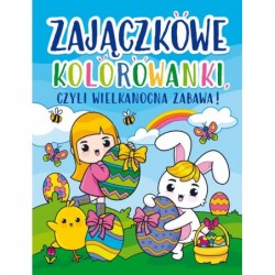 Zajączkowe kolorowanki,...