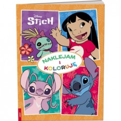 Stitch. Naklejam i Koloruję