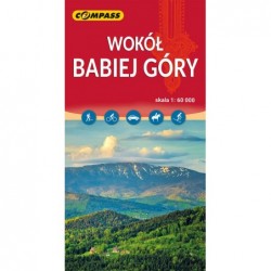 Wokół Babiej Góry. Mapa...