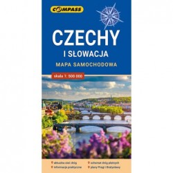 Czechy i Słowacja. Mapa...