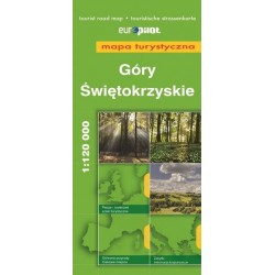Góry Świętokrzyskie. Mapa...