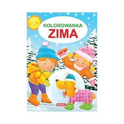 Zima kolorowanka