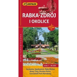 Rabka-Zdrój i okolice. Mapa...