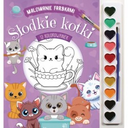 Malowanie farbkami. Słodkie...