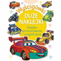 Wyścigówki. Duże naklejki....