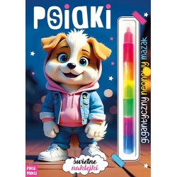 Psiaki. Gigantyczny neonowy...