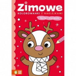 Zimowe kolorowanki z...
