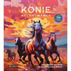 Konie. Kolorowanka. Od...