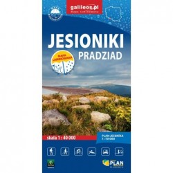 Jesioniki Pradziad. Mapa...