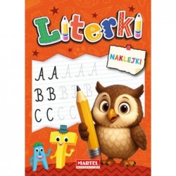 Literki z naklejkami