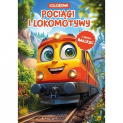 Kolorowe pociągi i lokomotywy