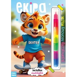 Ekipa. Gigantyczny neonowy...