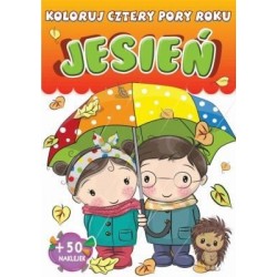 Jesień. Koloruj cztery pory...