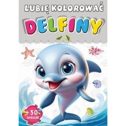 Delfiny. Lubię kolorować