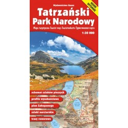 Tatrzański Park Narodowy. Mapa