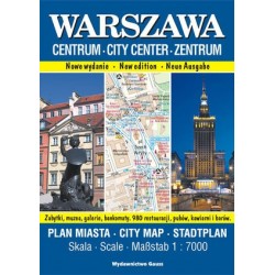 Warszawa - Centrum. Mapa